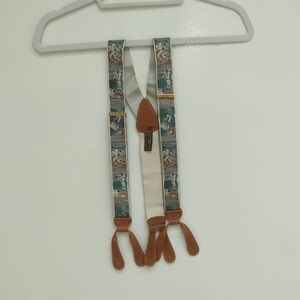 Vintage Trafalgar Silk Baseball Suspenders